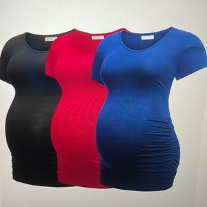 Maternity T shirt, 3 pack.  & Maternity Workout Leggings.